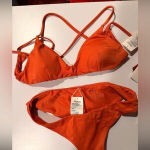 RVCA Cheeky Bikini NWT & Liner sz Small